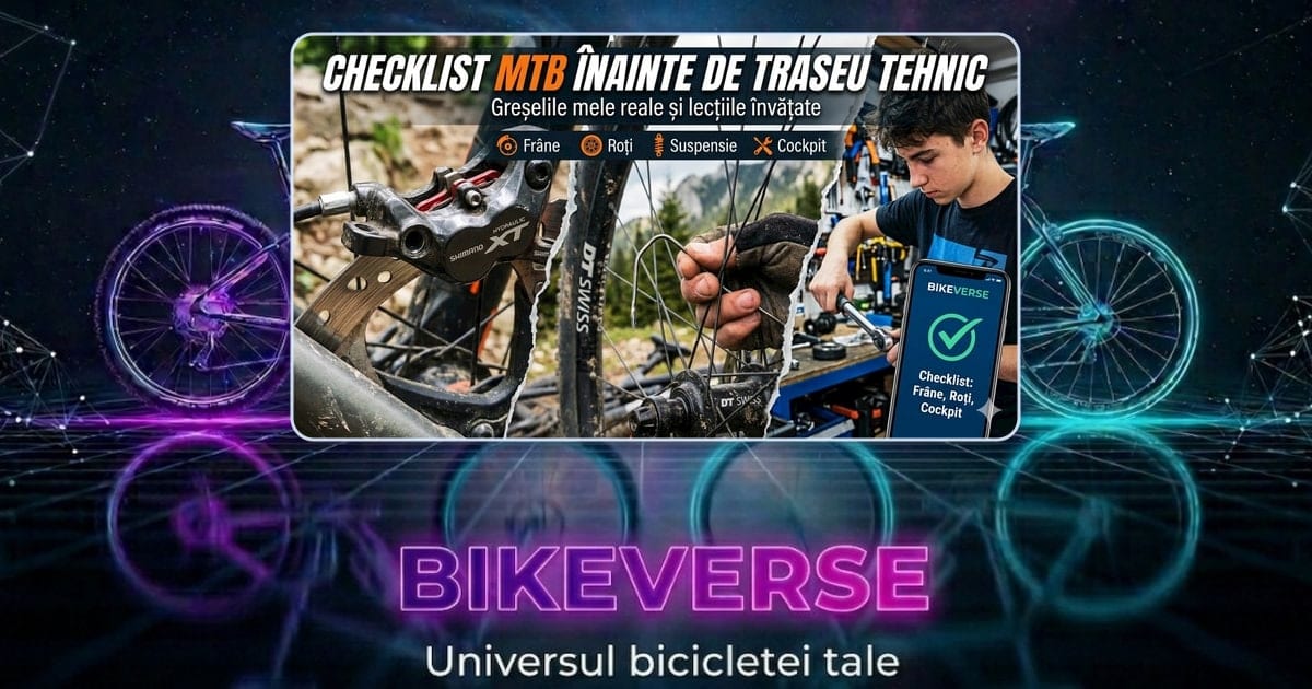 MTB checklist before a technical trail